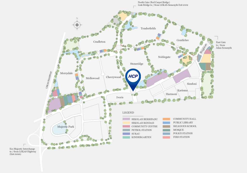 Landmark Residential Fountain in Semenyih, Malaysia