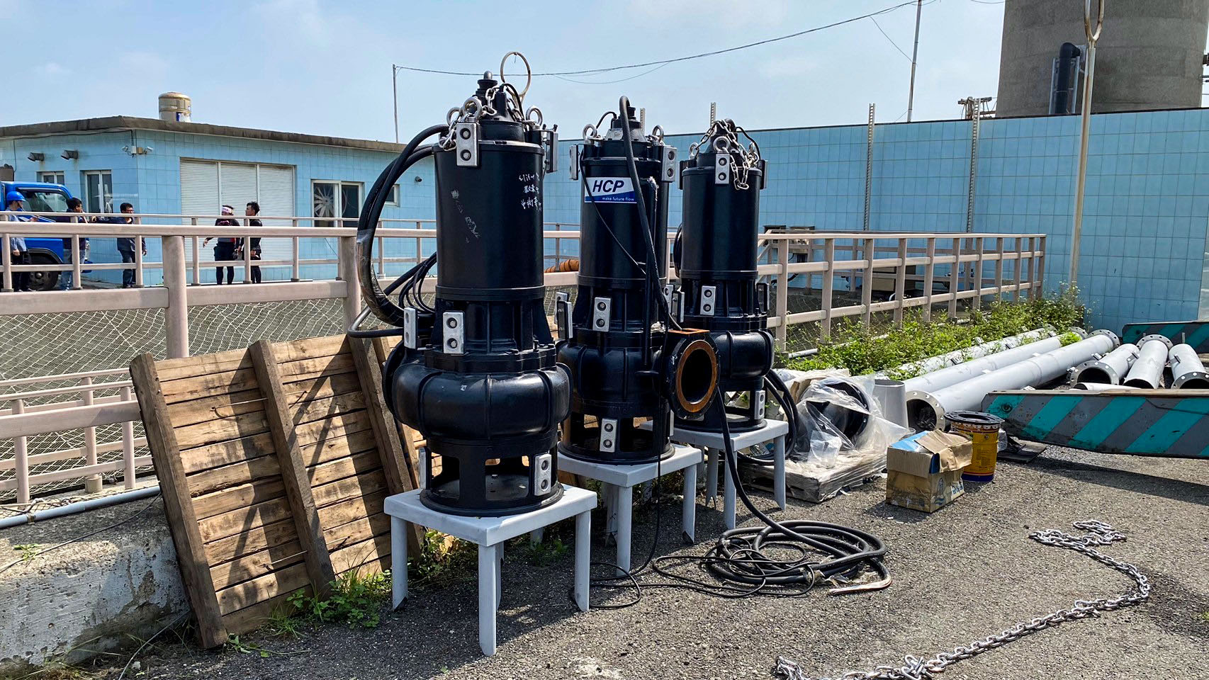 Aquaculture Seawater Supply System in Yunlin, Taiwan Aquaculture Seawater Supply System in Yunlin, Taiwan